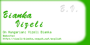 bianka vizeli business card